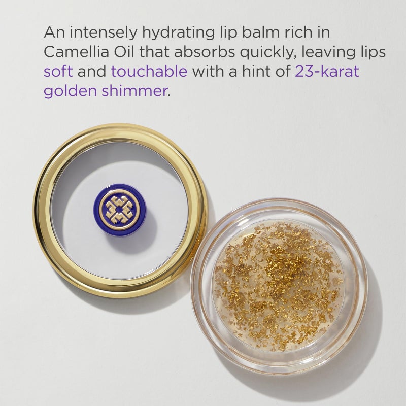 Tatcha Camellia Gold Spun Lip Balm | Nourishing & Intensely Hydrating, 6 G | 0.21 oz - Image 2
