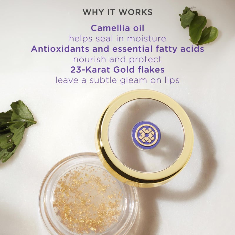 Tatcha Camellia Gold Spun Lip Balm | Nourishing & Intensely Hydrating, 6 G | 0.21 oz - Image 3