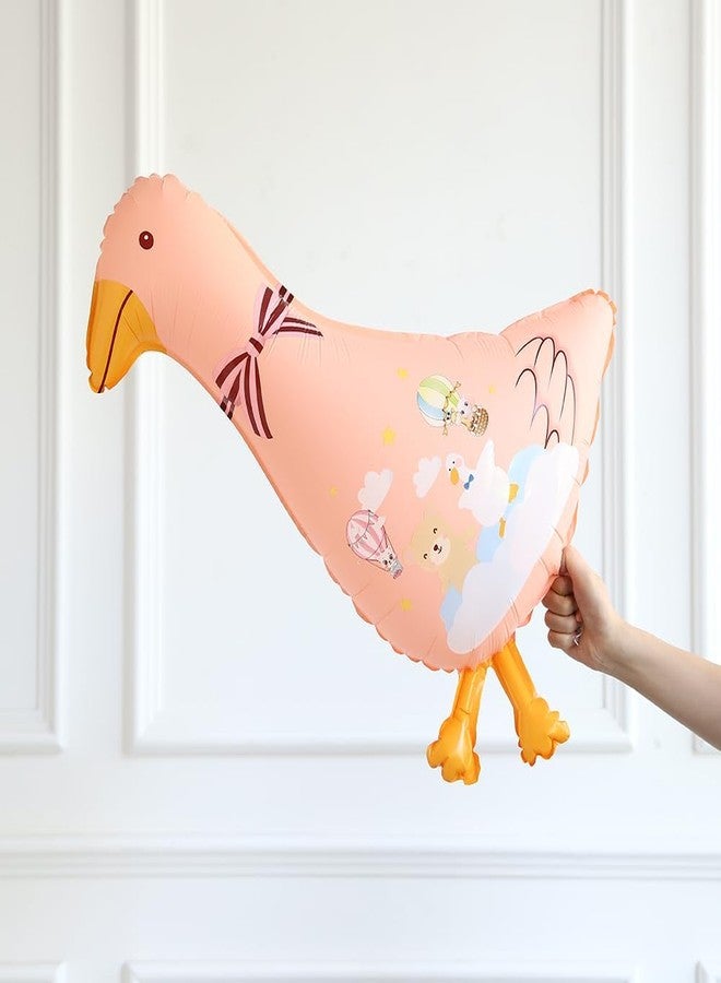 EASUTE One Silly Goose Birthday Decorations, 151Pcs Goose Balloon Arch Kit Decor with Pink Lucky Goose Foil Balloon for 1st Birthday Decorations Baby Shower - Image 5