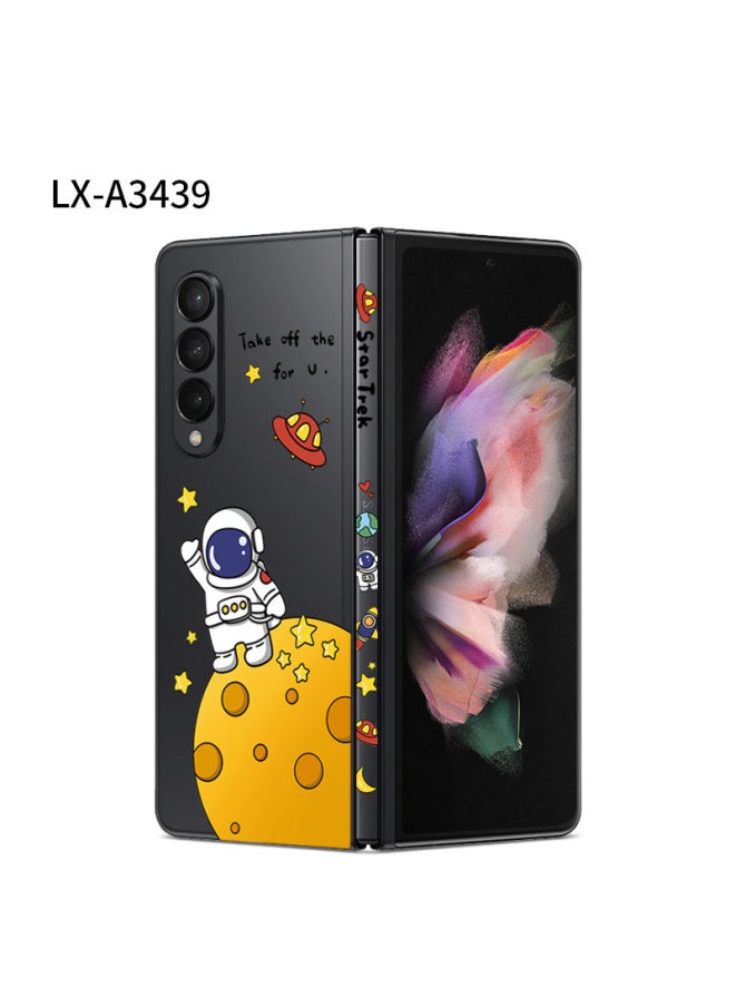 Generic For Samsung Fold3/4 All-inclusive Transparent Sticker Back Sticker W22 Sticker Personalized Color Sticker Folding Screen Fold2 Transparent-Color:LX-A3439-Dimensions:For Samsung Fold (color Through 3m)  - Image 1