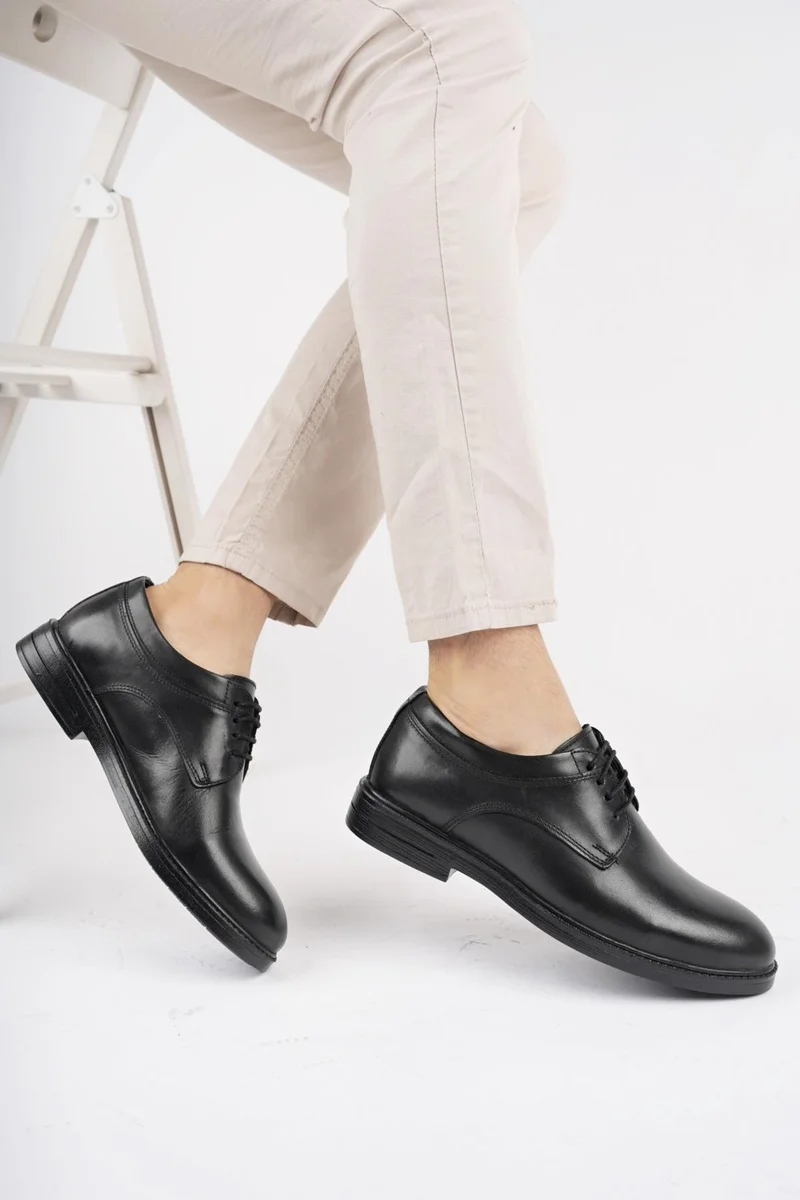 muggo Zaha Guaranteed Men's Daily Classic Leather Winter Casual Shoes
