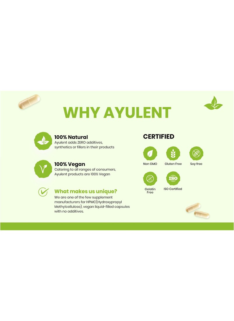 AYULENT Chelated Zinc Capsules 50mg 30 Pieces