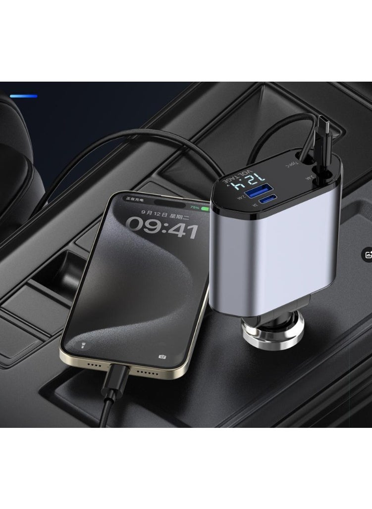 Generic - 120W car charger, super car charger, car charger with cable - Image 1