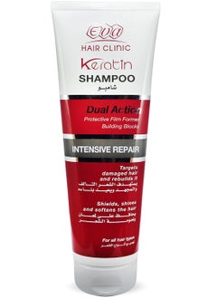 Eva Ekeratin Shampoo for All Hairs 230 ml  - Image 1