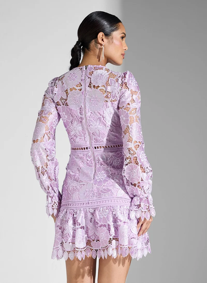 Just Me Lace Mini Dress