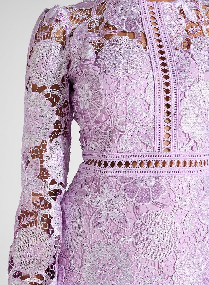 Just Me Lace Mini Dress - Image 4