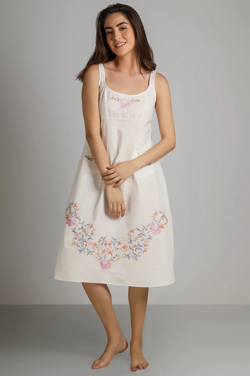 After Dark Carly, Embroidered Dress