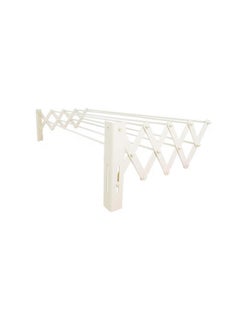 Foldable Clothes White Drying Rack – 120 cm Wall-Mounted Metal Rack – Space-Saving, Durable, and Ideal for Small Spaces, Indoor and Outdoor Use - pzsku/Z5B3633A5645124978DF5Z/45/_/1738748836/9fbf4526-81d5-4ce2-b23a-51aa6d6efe2d