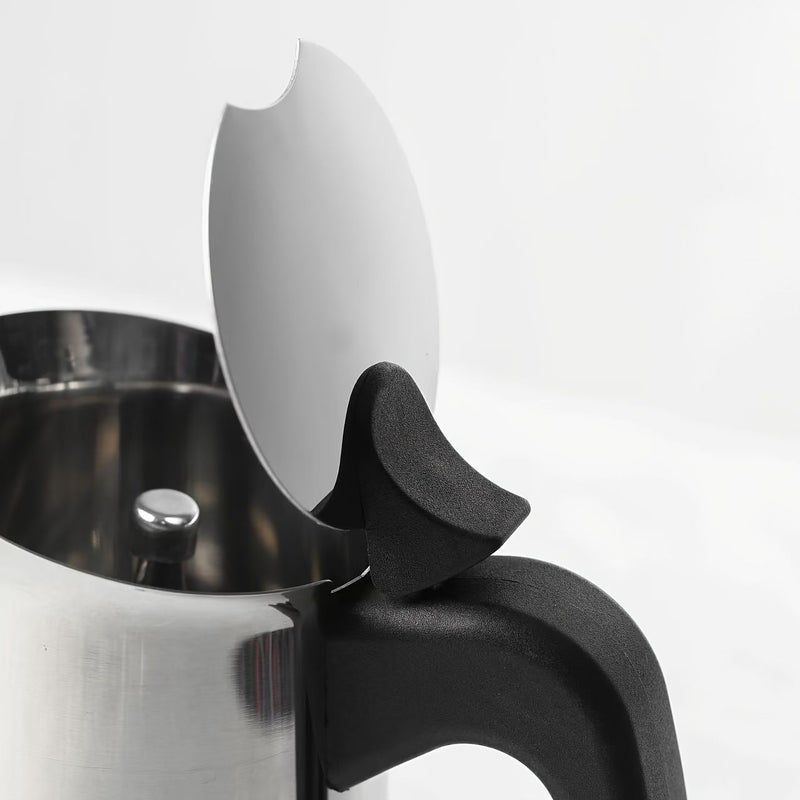 6 Cup Stainless Steel Moka Pot Espresso Coffee Maker for Rich Extraction Outdoor Camping - Image 1
