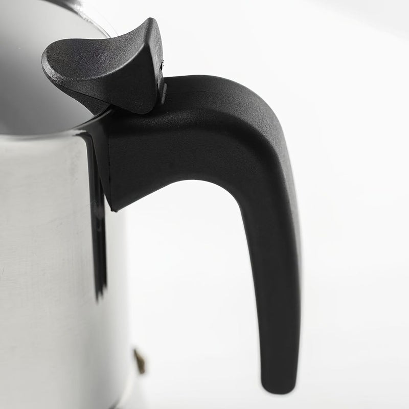 6 Cup Stainless Steel Moka Pot Espresso Coffee Maker for Rich Extraction Outdoor Camping - Image 2