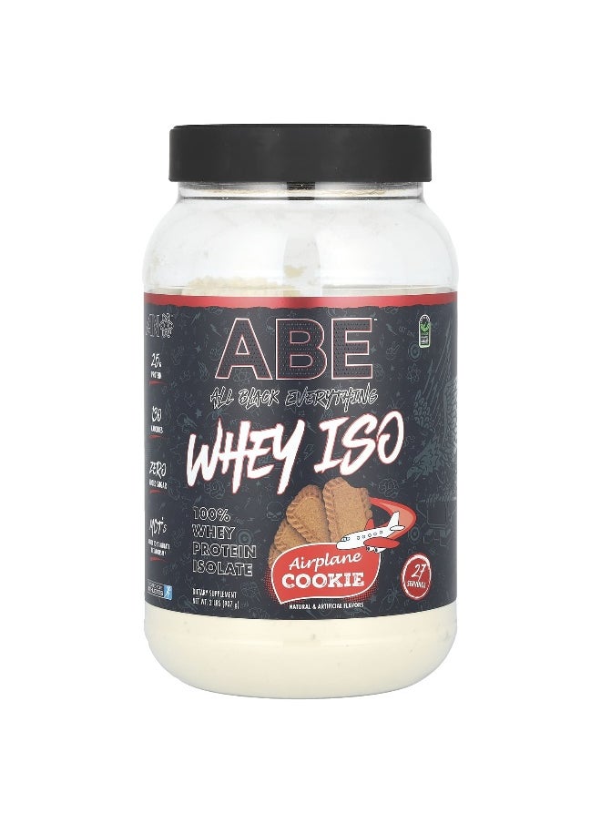 Abe - ABE, Whey ISO, Airplane Cookie, 2 lbs (907 g) - Image 1