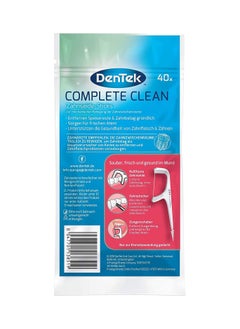 Dentek Dentek Complete Clean Dental Flossers Pack 40 pieces  - Image 3