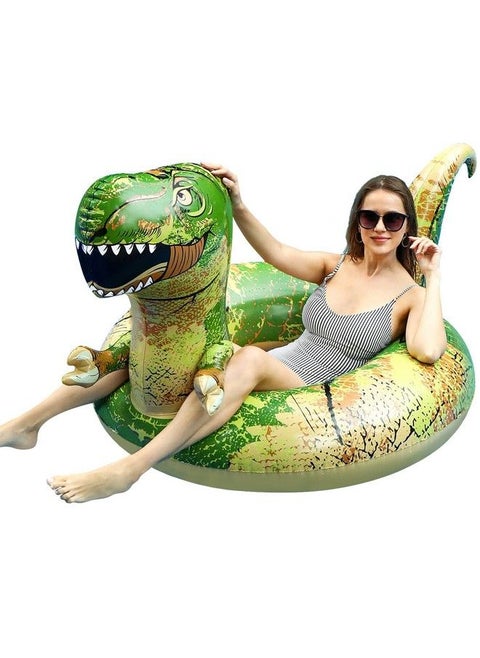 62 Dinosaur Pool Floats Inflatable Pool Floaties Swimming Rings Tube Pool Float Summer Beach Toys For Adults And Kids