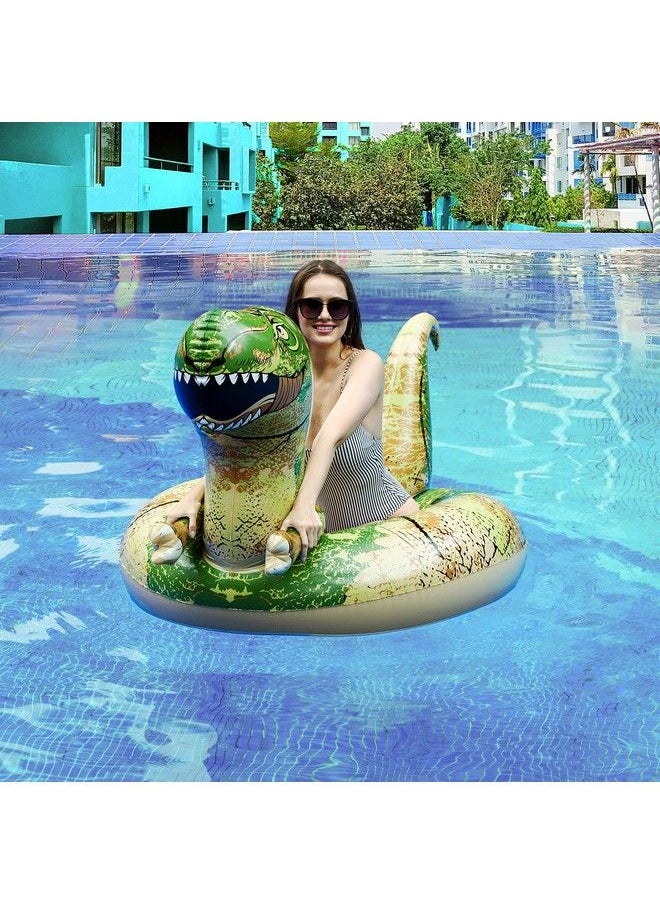 FindUWill - 62 Dinosaur Pool Floats Inflatable Pool Floaties Swimming Rings Tube Pool Float Summer Beach Toys For Adults And Kids - Image 1