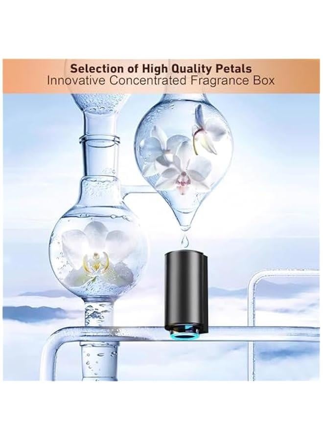 Car Air Freshener Diffuser Adjustable Concentration Car Diffusers for Essential Oils,Smart Car Air Freshener Vent Clips for Car, Office, Bathroom(Diffuser+1pcs Oil,Cologne) - Image 5