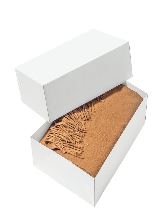 Mefleet 14x10x4 Large Gift Boxes with Lids 10 Pack Extra Deep Clothes Shirt Robe Sweater Box for Christmas Presents, Holidays, Birthday Gift Wrapping White - Image 3