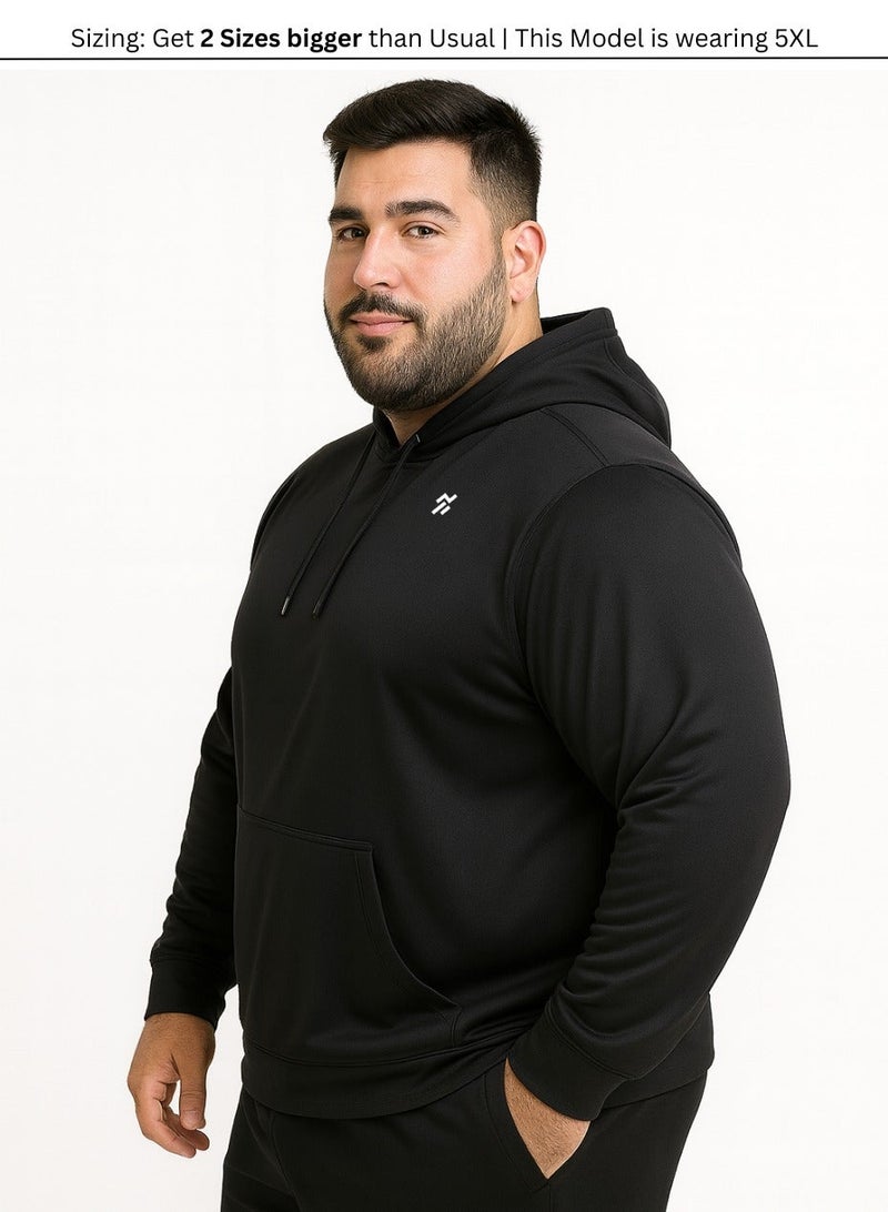 Moveletix Summer Plus size Men's Hoodie Lightweight Gym Activewear  - Image 2