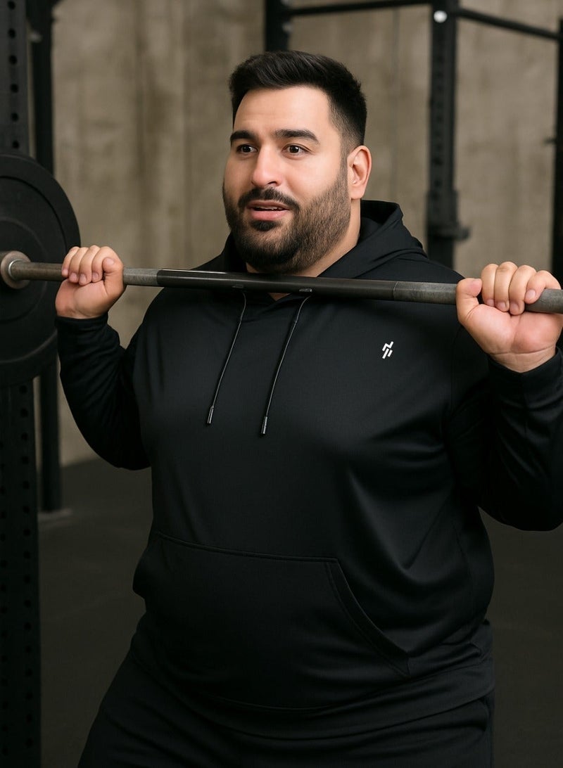 Moveletix Summer Plus size Men's Hoodie Lightweight Gym Activewear  - Image 4