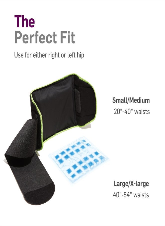NatraCure Hot or Cold Hip and Lower Back Pain Relief Wrap for Lumbar Backache, Herniated Discs, Stiff Hips, Bursitis, Sciatica, & Arthritis - Hip Replacement Surgery Recovery Gifts - Large/X-Large - Image 3