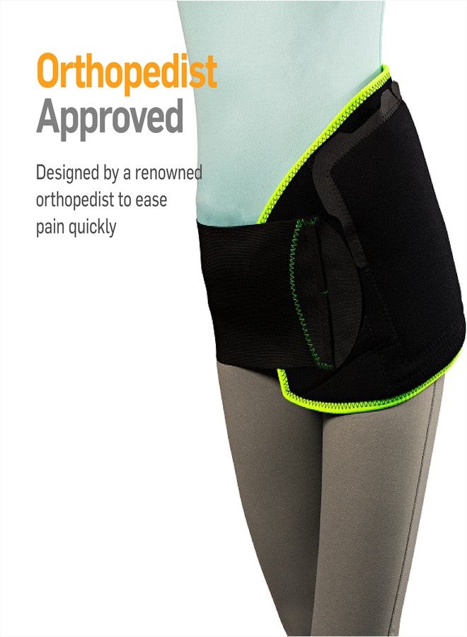 NatraCure Hot or Cold Hip and Lower Back Pain Relief Wrap for Lumbar Backache, Herniated Discs, Stiff Hips, Bursitis, Sciatica, & Arthritis - Hip Replacement Surgery Recovery Gifts - Large/X-Large - Image 5