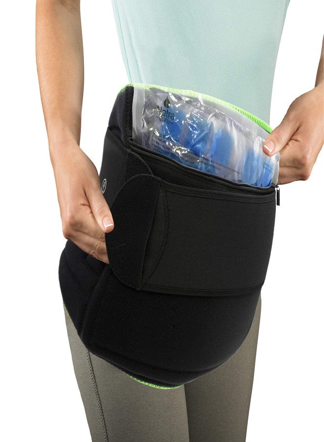 NatraCure Hot or Cold Hip and Lower Back Pain Relief Wrap for Lumbar Backache, Herniated Discs, Stiff Hips, Bursitis, Sciatica, & Arthritis - Hip Replacement Surgery Recovery Gifts - Large/X-Large - Image 1