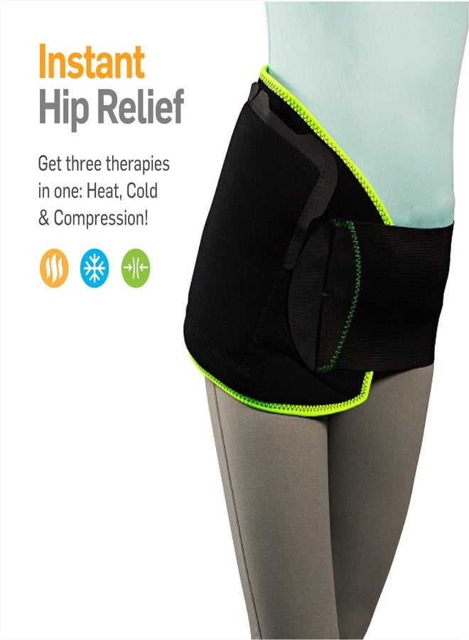 NatraCure Hot or Cold Hip and Lower Back Pain Relief Wrap for Lumbar Backache, Herniated Discs, Stiff Hips, Bursitis, Sciatica, & Arthritis - Hip Replacement Surgery Recovery Gifts - Large/X-Large - Image 2