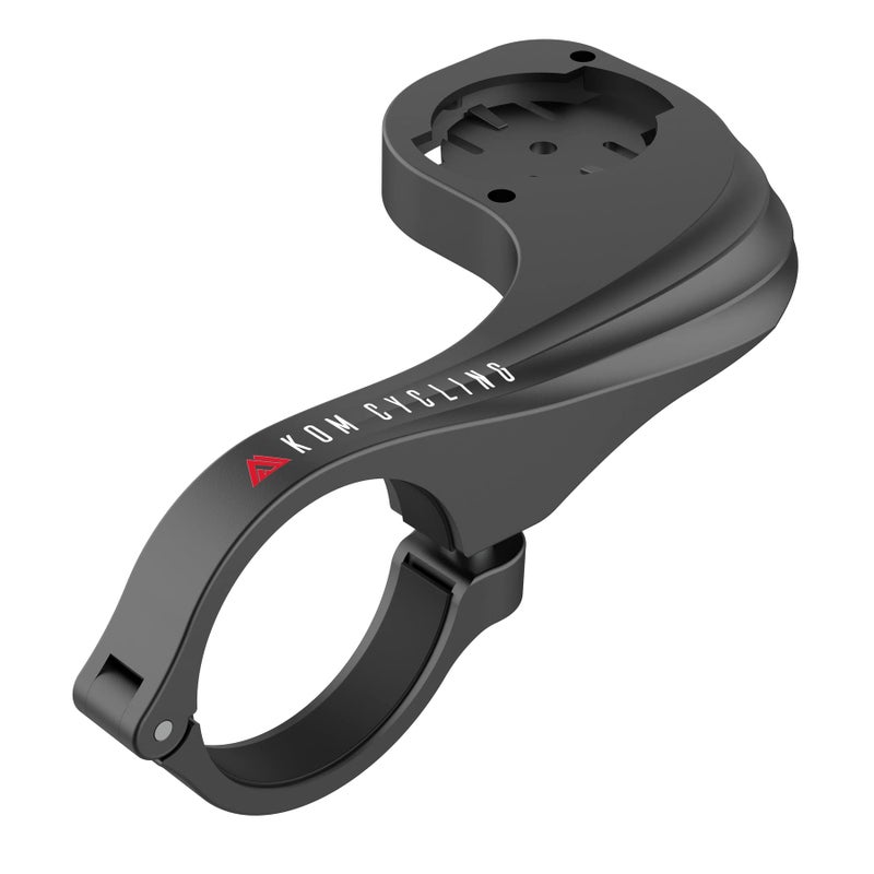 KOM Cycling Garmin Bike Mount with Carbon Finish from Edge Mount Designed for Edge 540, Edge 840 and Others - Image 1