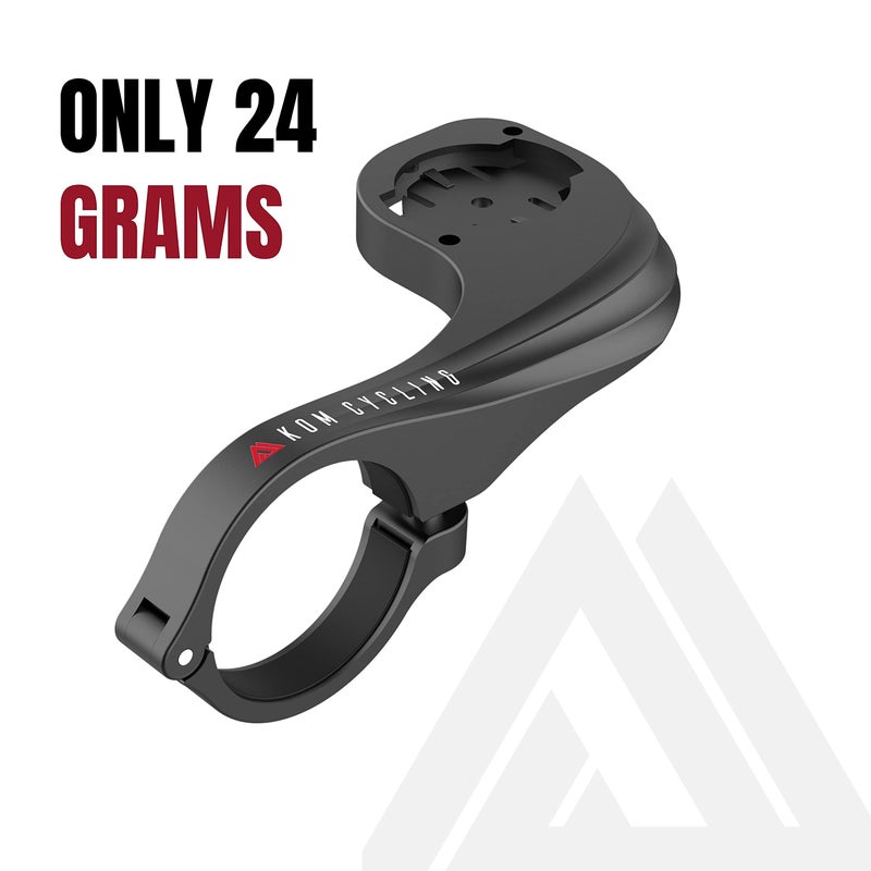 KOM Cycling Garmin Bike Mount with Carbon Finish from Edge Mount Designed for Edge 540, Edge 840 and Others - Image 4