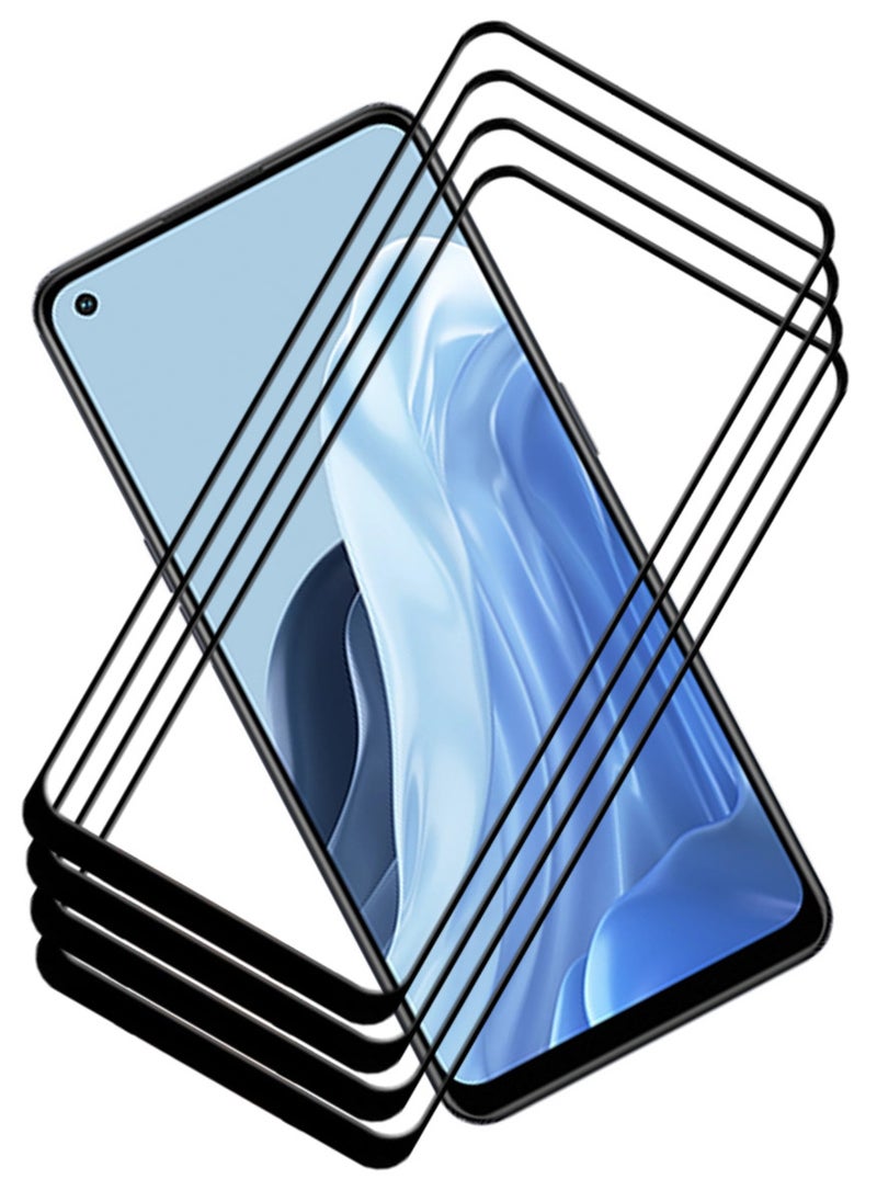 ACLIX 4 Pieces Antistatic ESD Dustproof Premium Quality High Definition Tempered Glass Screen Protector Designed For Oppo Reno7 - Image 1