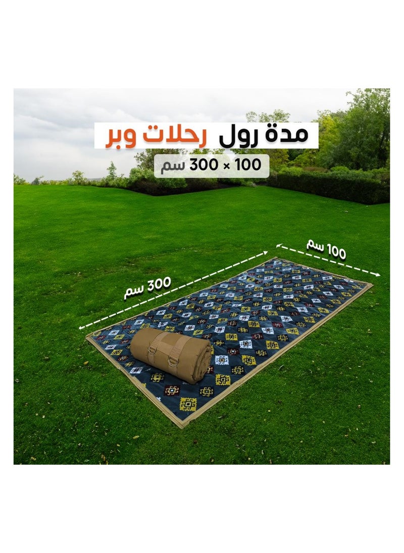 SleepLand - Duration of the mattress for the desert and trips, Turkish fabric, size100*300 CM - Image 1