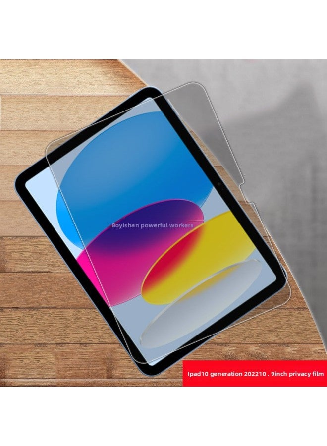 Suitable For Ipad 10 10.9 Flat Anti-peep Tempered Film Apple Mini4/5/6 Anti-peeping Film 12.9 Inch-Color:ipad Pro 11 2022 New-Dimensions:[Anti-voyeuristic] 0.3mm Straight-edge Packaging