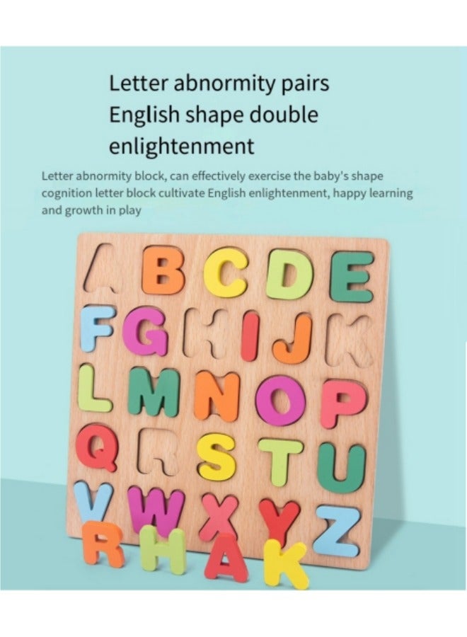 Children's Alphabet Puzzle Building Blocks Early Education Educational Toys - Image 2