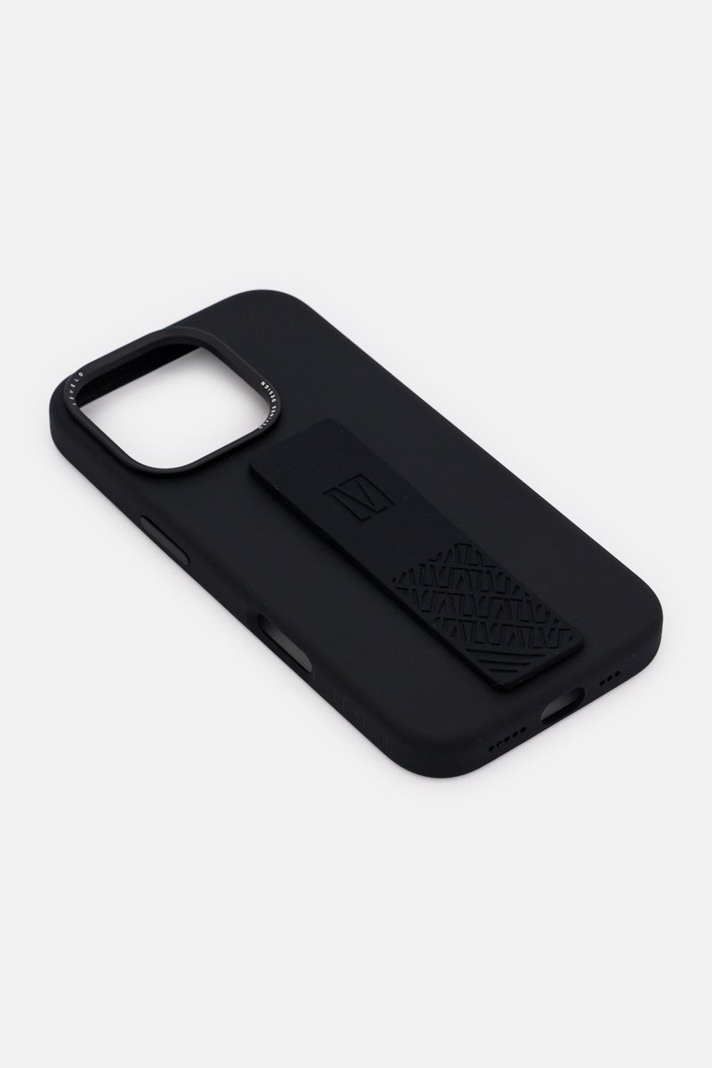 LEVELO iPhone 16 Pro Morphix Silicone Grip Protective Case, Black - Image 4