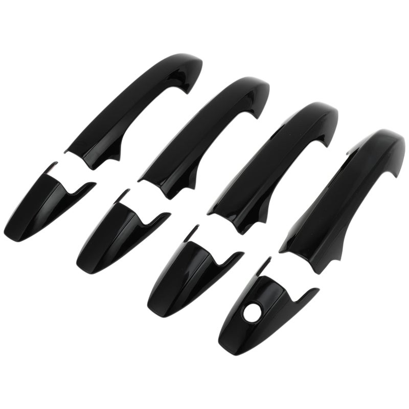 HEROFFIX 1 Set Car Door Handle Cover for Honda CRV CRV 20072011 Outside Gloss Black ABS - Image 3