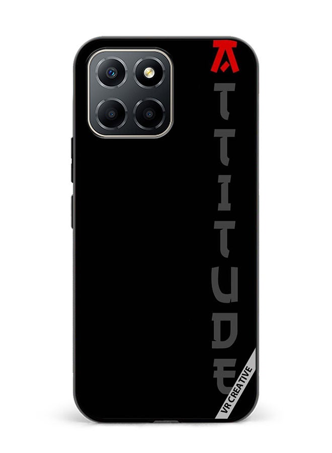 VR CREATIVE Protective Case Cover For Honor X6 Black With Text Design Multicolour - Image 1