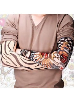 Akstore Temporary Tattoo Sleeves Set Arts Temporary Fake Slip On Tattoo Arm Sleeves Kit (Multicolor Set1)  - Image 5