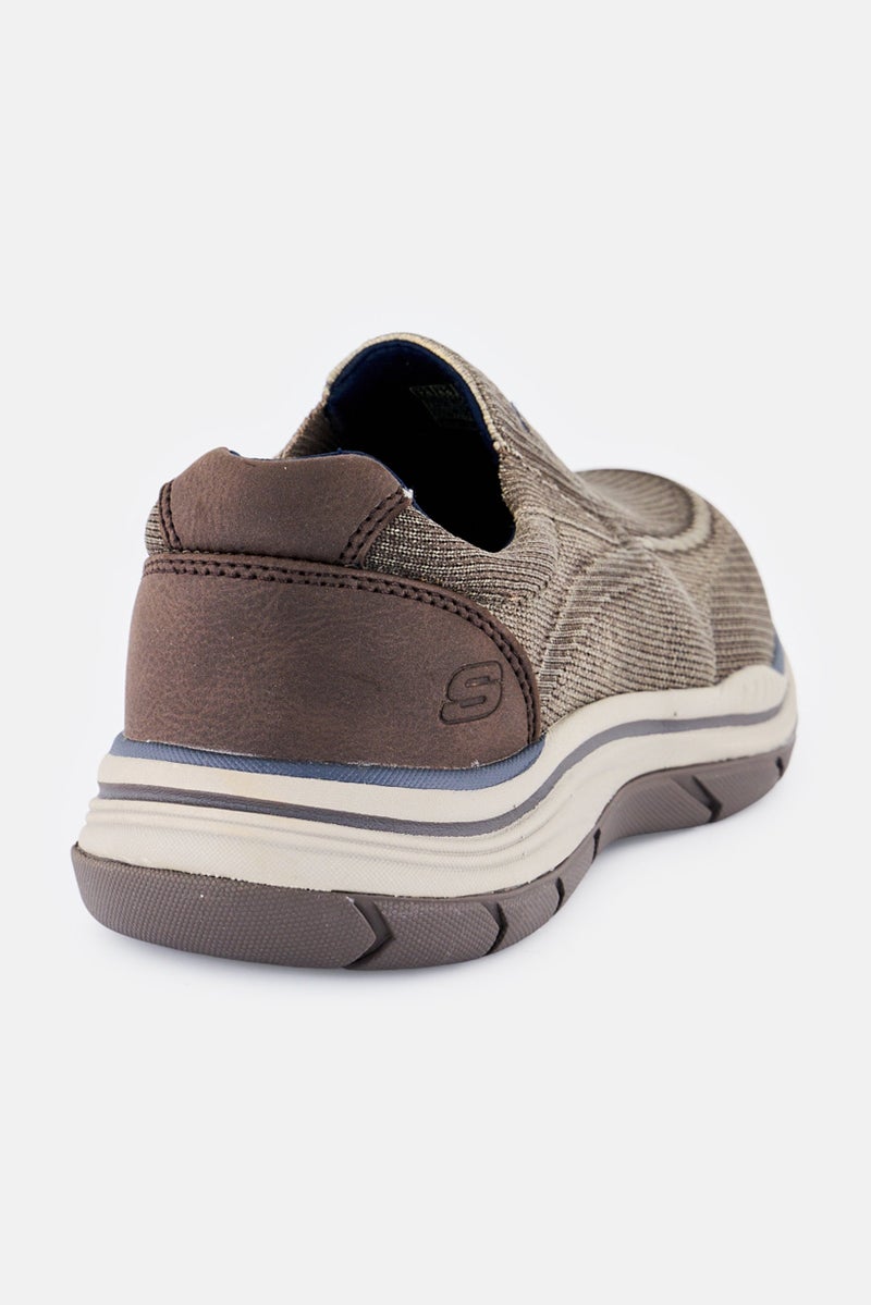 SKECHERS Men Expected Cowen Slip On Outdoor Shoes, Dark Brown  - Image 2