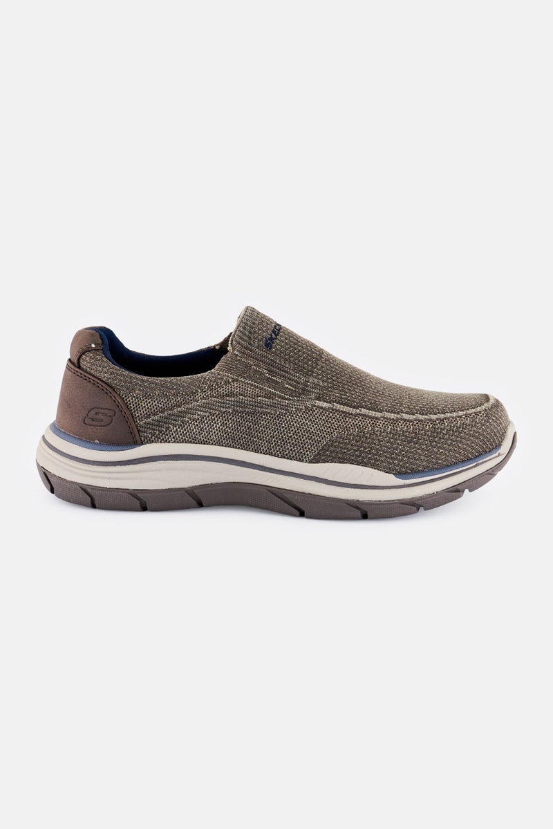 SKECHERS Men Expected Cowen Slip On Outdoor Shoes, Dark Brown  - Image 4