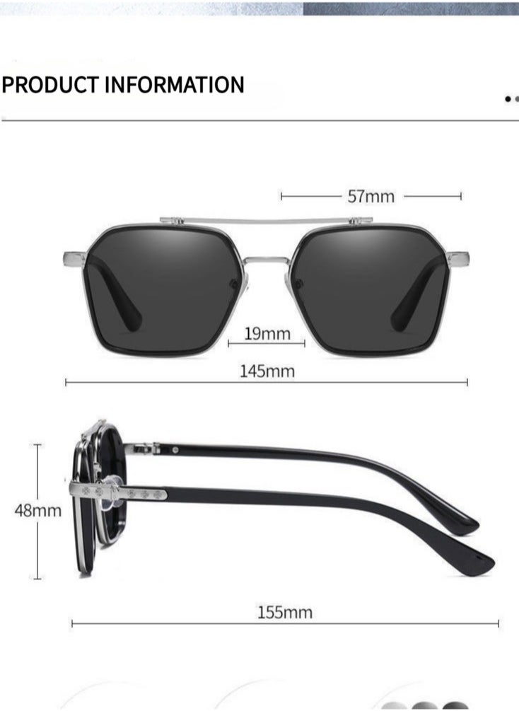 beteno Photochromic Sunglasses, Male Polarized High-end, Fashionistas, and High-end Anti-ultraviolet Sunglasses  - Image 2