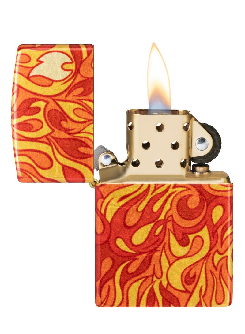Zippo 48981 48458 ولاعة زيبّو بتصميم النار 540 فيوجن مقاومة للرياح - Image 3