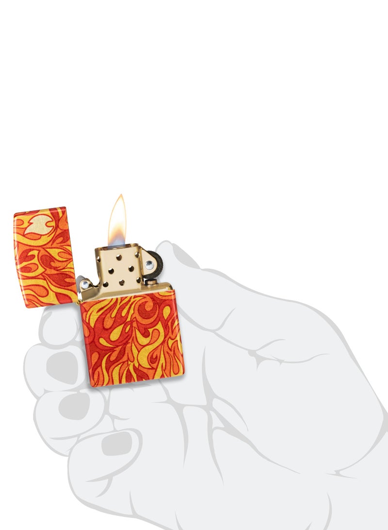 Zippo 48981 48458 ولاعة زيبّو بتصميم النار 540 فيوجن مقاومة للرياح - Image 5