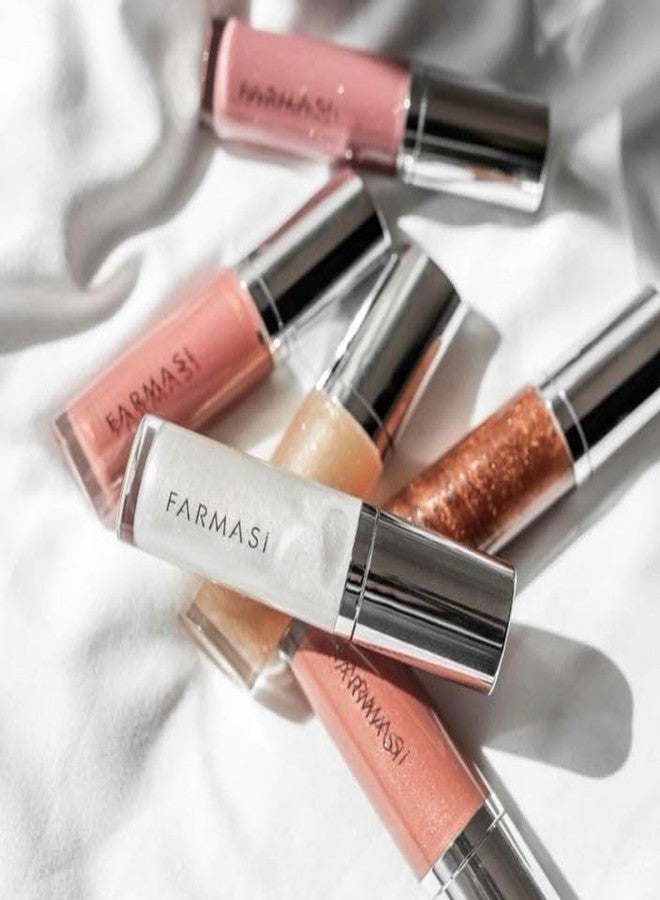 FARMASi Ultimate Shine Lip Gloss, Makeup, Ultra Hydrating, Moisturizing, Intense Color Pigment, Non Sticky, Smooth and Lightweight, 0.27 fl oz (Pink Tourmaline 04) - Image 4