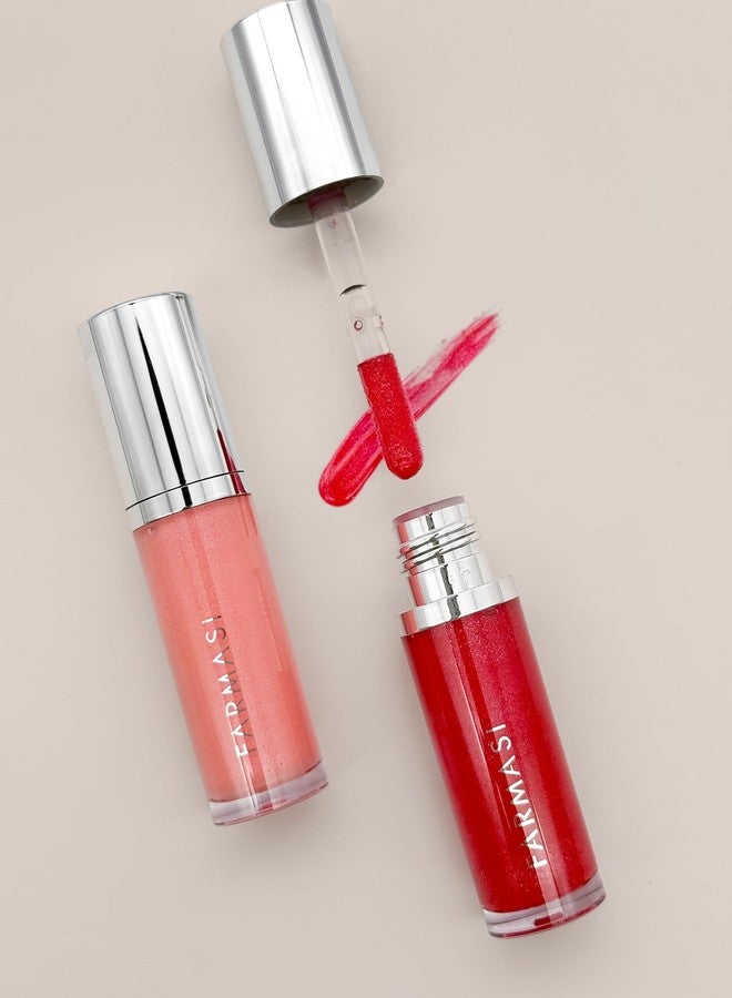 FARMASi Ultimate Shine Lip Gloss, Makeup, Ultra Hydrating, Moisturizing, Intense Color Pigment, Non Sticky, Smooth and Lightweight, 0.27 fl oz (Pink Tourmaline 04) - Image 5