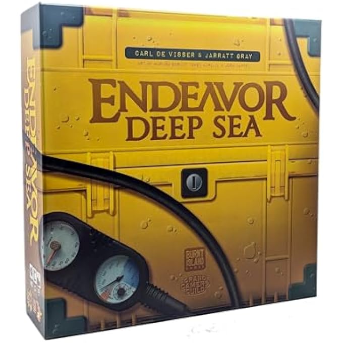 أسمودي Asmodee Burnt Island Games Endeavor Deep Sea - لعبة استكشاف استراتيجية لوحية مغامرة تحت الماء ل 1 إلى 4 لاعبين من سن 14+ - Image 2