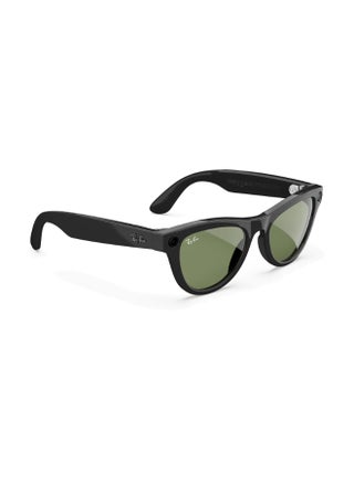 RAY-BAN Skyler (Gen 2) Shiny Black Frame Green Lens Standard High bridge Shiny Black Green - view 3