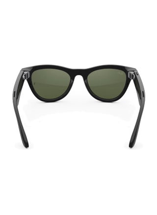 RAY-BAN Skyler (Gen 2) Shiny Black Frame Green Lens Standard High bridge Shiny Black Green - view 4