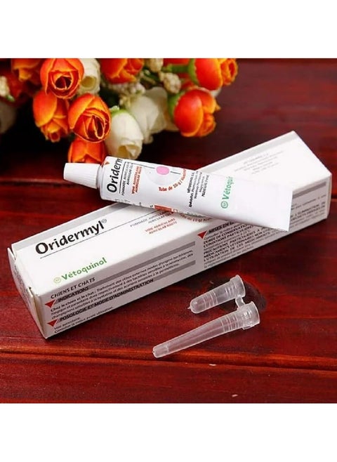 Vetoquinol 10 g Oridermyl Pet Dog Cat Ear Mite Ear Smell Ear Itch Ear Wash Lotion