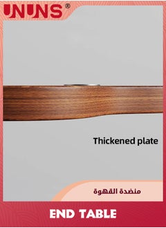 UNUNS C-Shaped Side Table,Flower Shape Small Wooden Nightstand,Bedside Table For Living Room Kitchen Garden Bedroom,Small Accent Table  - Image 5