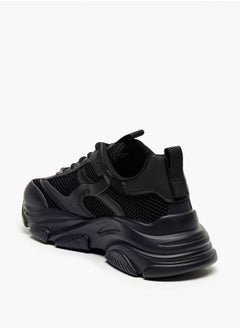 Celeste Women's Monotone Low Ankle Sneakers with Lace-Up Closure  - Image 2