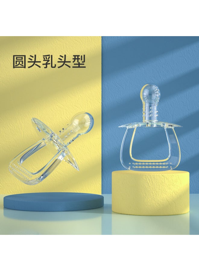 Baby Pacifier Full Silicone Simulation Breast Milk Newborn Baby Comfort Artifact Sleeping Type Play Mouth With Packaging